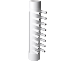 Verteiler 1,5" mnnlich/weiblich zu 16 3/8"-Ausgngen M+