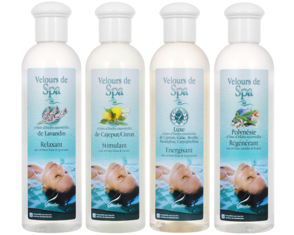 Sortiment von 4 Camylle Velours de Spa Dften - Entspannung - Zum Vergr&ouml;&szlig;ern klicken