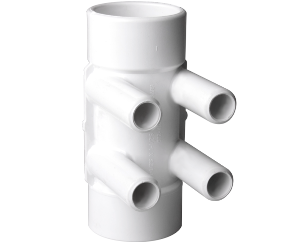 Verteiler 1,5" F / F mit 4 Ausgngen 3/4" M+ glatt - Zum Vergr&ouml;&szlig;ern klicken