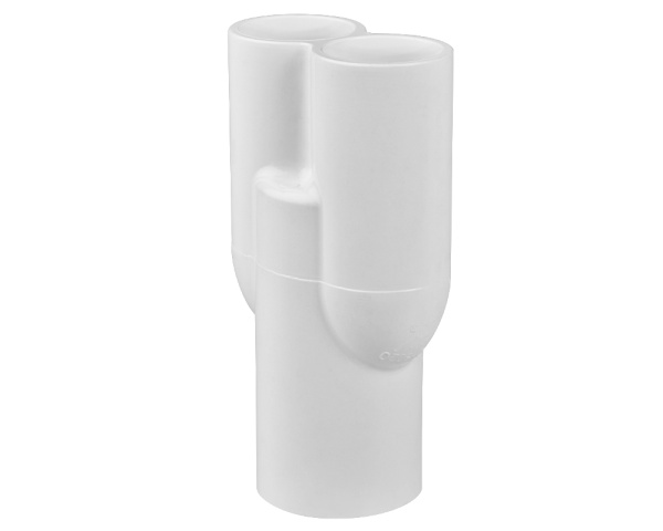 Y-frmiges T-Stck - 1" weiblich zu (2x) 3/4" weiblich - Zum Vergr&ouml;&szlig;ern klicken