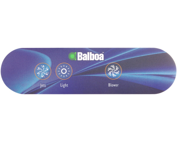 Balboa AX40 Bedienfeld Overlay, 3 Tasten - Zum Vergr&ouml;&szlig;ern klicken