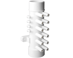 Verteiler 1,5" mnnlich/weiblich zu 12 3/8"-Auslssen M+