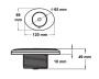 Poly Planar Lautsprecher oval SB50G - Zum Vergr&ouml;&szlig;ern klicken