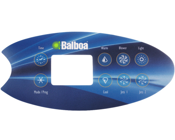 Balboa VL802D Bedienfeld Overlay - Zum Vergr&ouml;&szlig;ern klicken