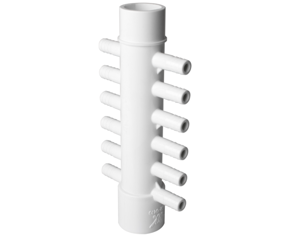 Verteiler 1" M/F zu 12 geriffelten 3/8"-Ausgngen M+ - Zum Vergr&ouml;&szlig;ern klicken