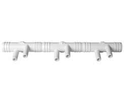 Verteiler 3/4" M+ geriffelt mit 6 3/8"Ausgngen M+