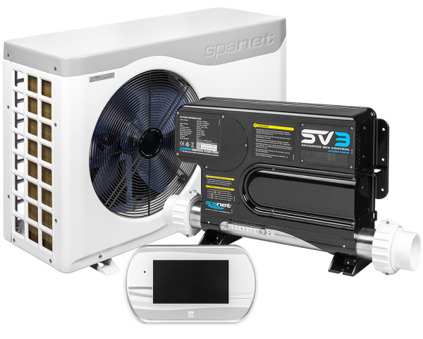 SpaNet-Wrmepumpen-Set SV-series + SV3-VH + SmartTouch - Zum Vergr&ouml;&szlig;ern klicken