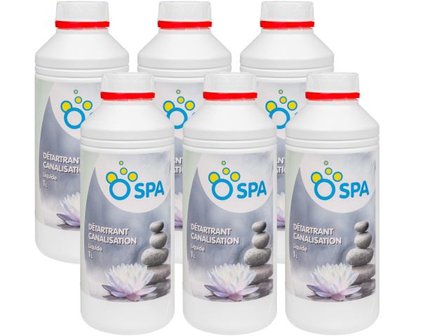 6x O Spa Entkalker fr Whirlpool-Rohrleitungen - Zum Vergr&ouml;&szlig;ern klicken