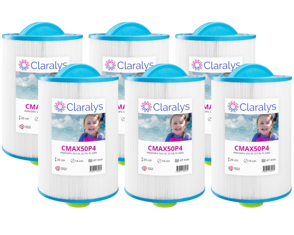 6er-Karton Claralys CMAX50P4 Filtern - Zum Vergr&ouml;&szlig;ern klicken