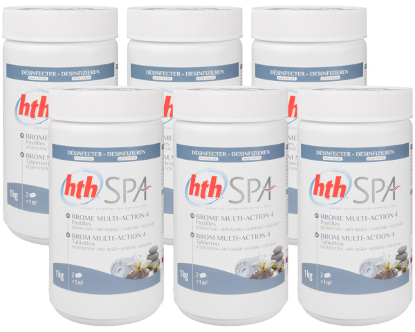 6 x HTH Brome Multi-Action 4 Tabletten - Zum Vergr&ouml;&szlig;ern klicken