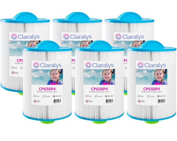 6er-Karton Claralys CPG50P4 Filtern - Zum Vergr&ouml;&szlig;ern klicken
