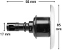 Dse zum Aufstecken Rising Dragon 3" - Twin Roto Wave Edelstahl - Zum Vergr&ouml;&szlig;ern klicken