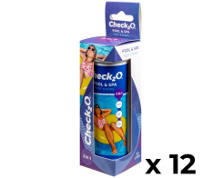12 x 3-in-1-Streifen Check&#8322;O (freies Chlor, pH, Alkalinitt)