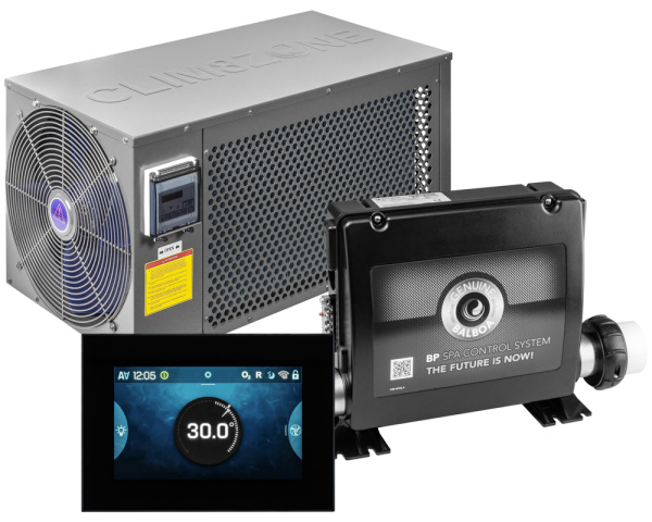 Balboa-Wrmepumpen-Set Clim8zone + BP2100 G1 + spaTouch 3 - Zum Vergr&ouml;&szlig;ern klicken