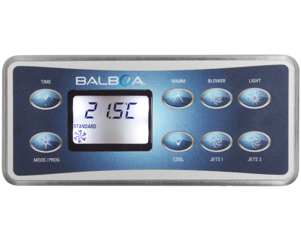 Balboa VL801D Bedienfeld - Zum Vergr&ouml;&szlig;ern klicken