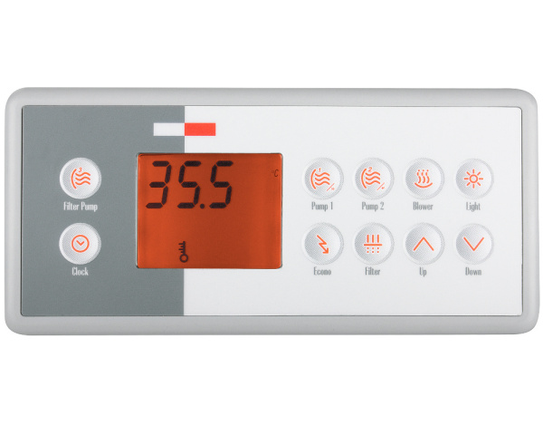 Gecko TSC-4 / K-4 Bedienfeld mit 10 Tasten - Zum Vergr&ouml;&szlig;ern klicken