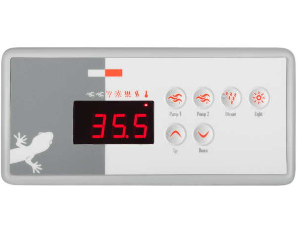 Gecko TSC-35 / K-35 Bedienfeld - Zum Vergr&ouml;&szlig;ern klicken